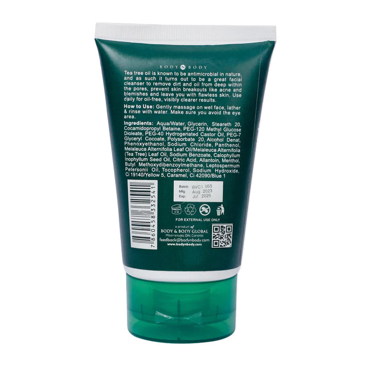 BNB Organic Tea Tree Face wash Acne Control