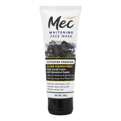 Mec Whitening Face Wash Activated Charcoal