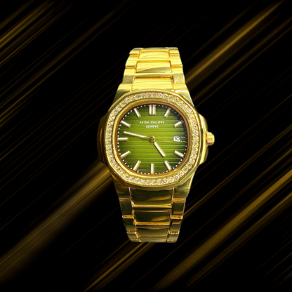 Patek Philippe Nautilus Olive Green dial ( HIGH GRADE )