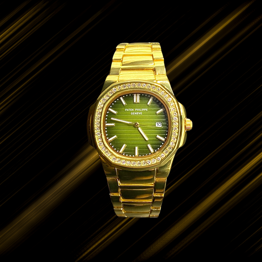 Patek Philippe Nautilus Olive Green dial ( HIGH GRADE )