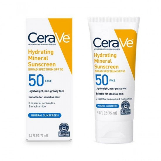 CeraVe Hydrating Mineral Sunscreen SPF 50