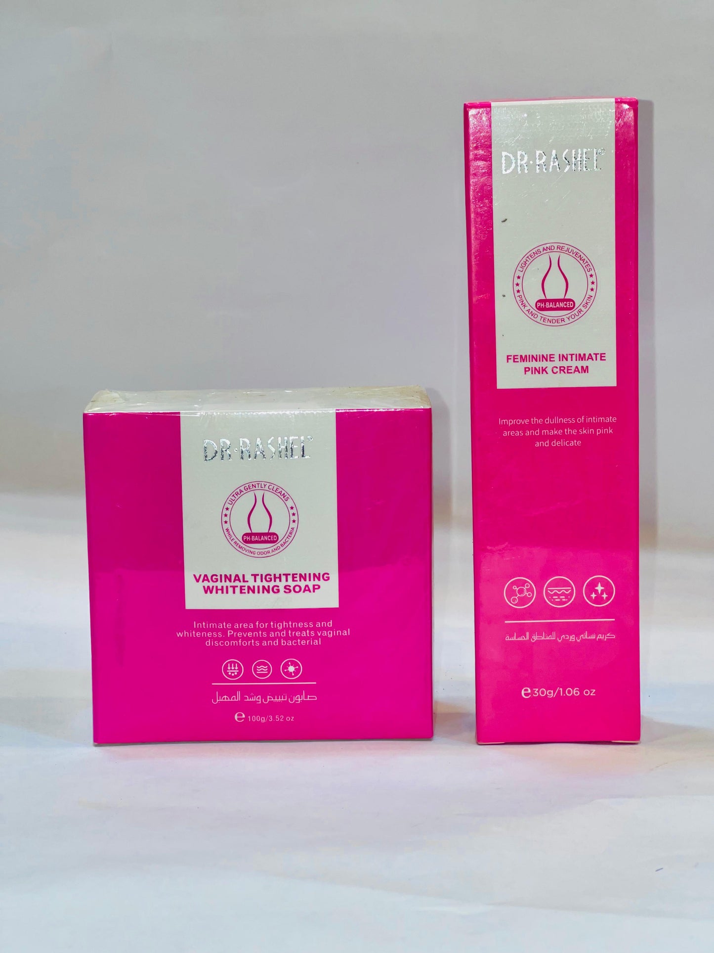 Dr Rashel Vaginal tightning, whitening Soap with Feminine Pink Serum