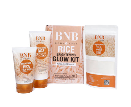 BNB Rice Extract Bright & Glow Kit 3 in 1