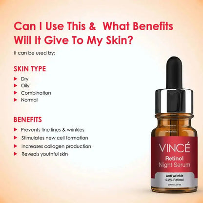 VINCE Retinol Night Serum