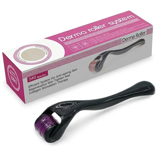 Derma Roller 0.5 Mm hair and skin System Titanium needles