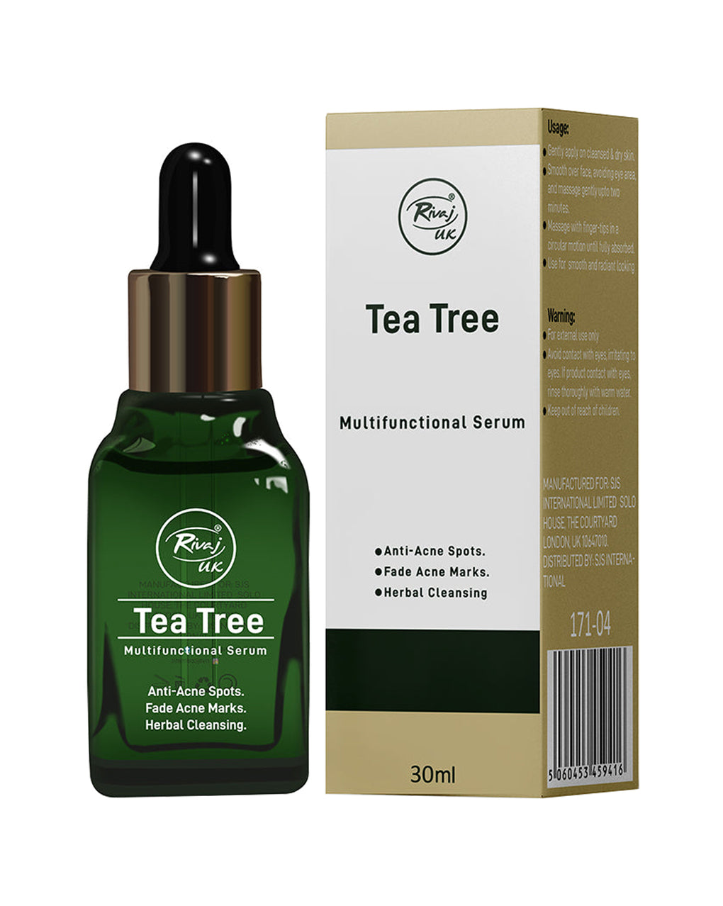 Rivaj UK Tea Tree Multifunctional Serum